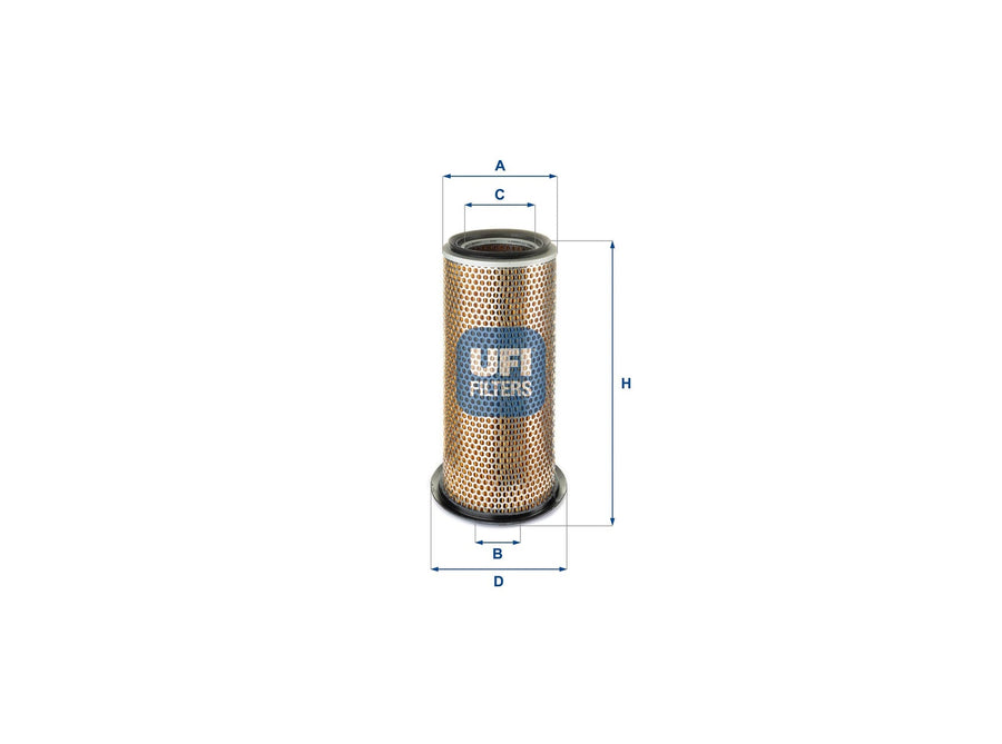 Original UFI Filters Luftfilterelement 27.D59.00