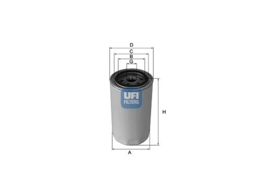 Original UFI Filters Ölfilter SpinOn 23.121.00