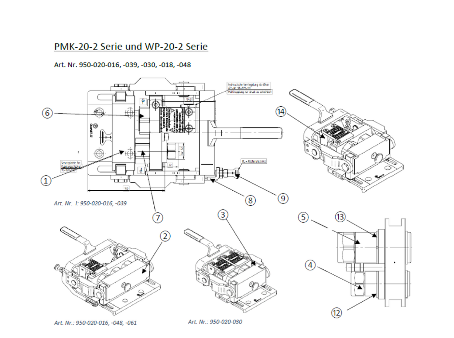 Taklock Ersatzteil Rastbolzen M12x1,5