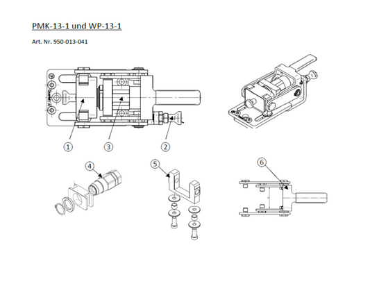 Taklock Ersatzteil Teilesatz Hebel für PMK-13-1