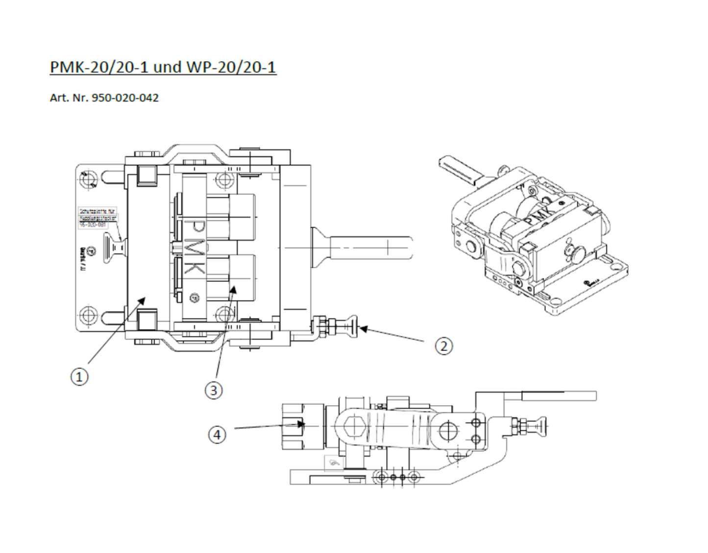 Taklock Ersatzteil Rastbolzen M12x1,5