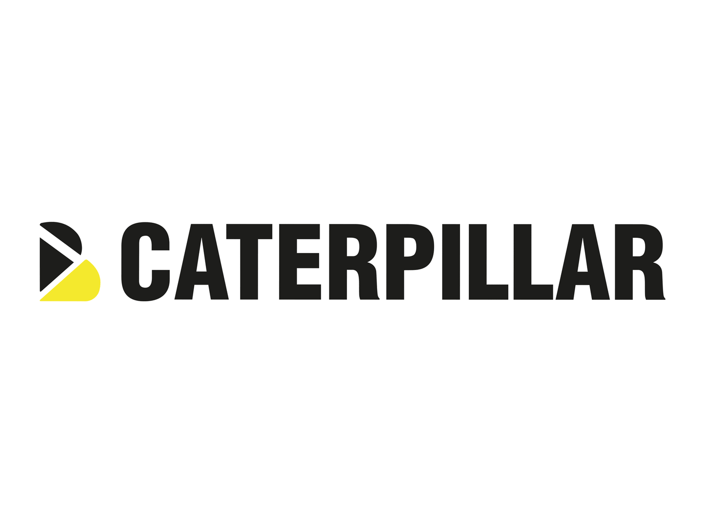Original Caterpillar Farbe Schwarz als Lackdose
