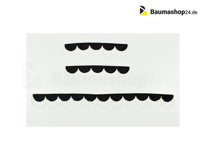 Volvo  Vorhang  Set Dumper A25-A40 D|E|F|G  mit Fransen